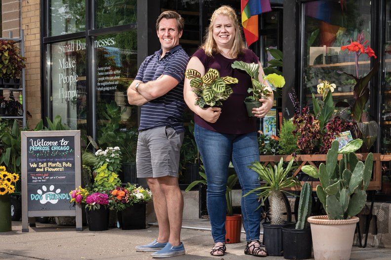 Husband-and-wife team Erik and Leah Thallemer operate Primrose, a locally owned shop that opened in 2019