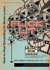 Flick Lit at the Music Box Theatre - Tuesday, September 13th, 8:00pm